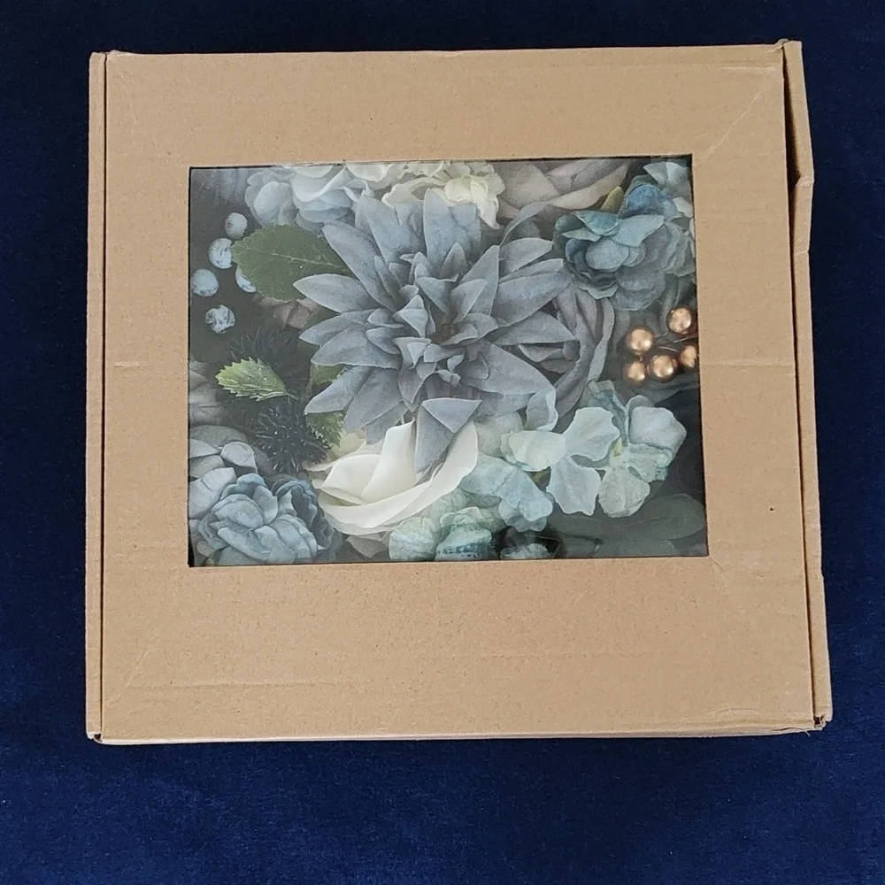 New Elegant Blue and White Floral Arrangement
